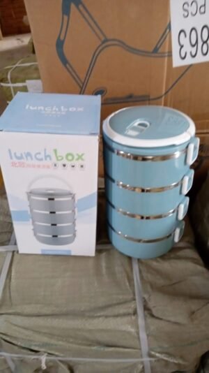 Stainless Steel Lunch Box – 4 Layer Insulated Tiffin | Lunchie Bunchie