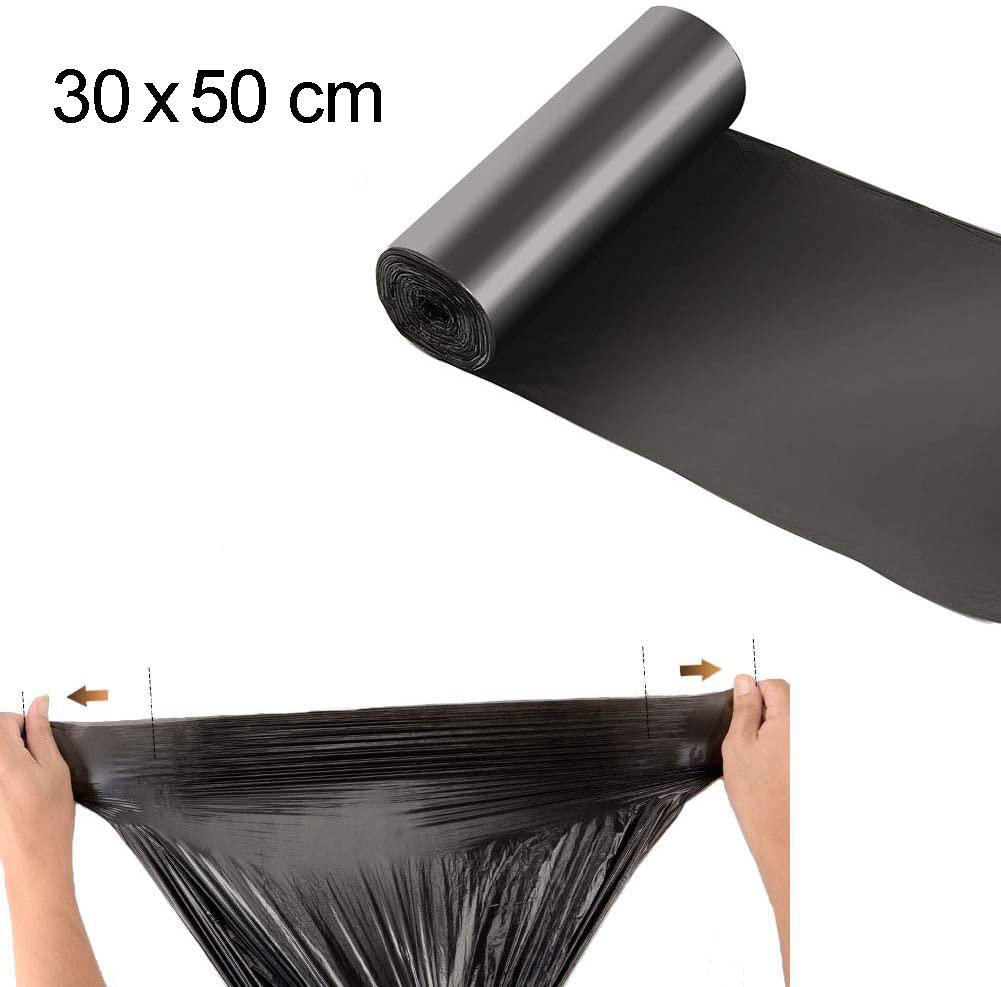 Large Black Garbage Bags – Heavy-Duty 30x50 Inch | Velvet Wipe
