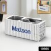 Container-Style Desk Organizer – Multi-Compartment Storage Box