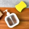 Soap Dispenser – Clear Refillable Pump Bottle | VelvetBubbles