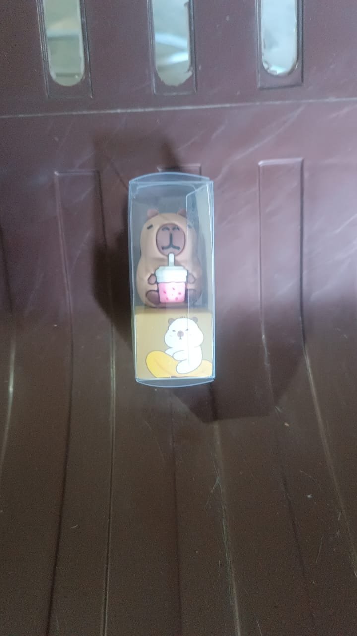 Cartoon Pencil Sharpener with Built-In Eraser – Fun & Practical