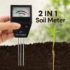 2 in 1 Soil Meter – Accurate pH & Fertility Testing for Gardens