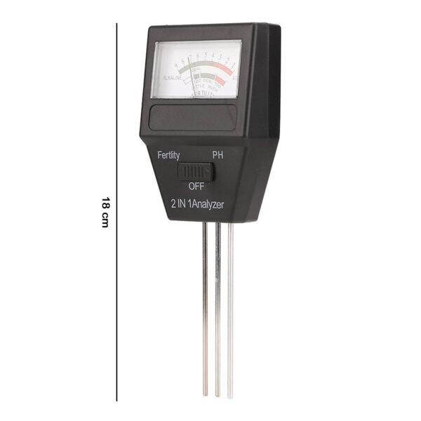 2 in 1 Soil Meter – Accurate pH & Fertility Testing for Gardens