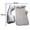 Portable Car Air Mattress – Foldable with Pump & Pillows for Road Trips, Car Sofa