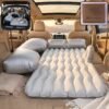 Portable Car Air Mattress – Foldable with Pump & Pillows for Road Trips, Car Sofa