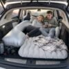 Portable Car Air Mattress – Foldable with Pump & Pillows for Road Trips, Car Sofa