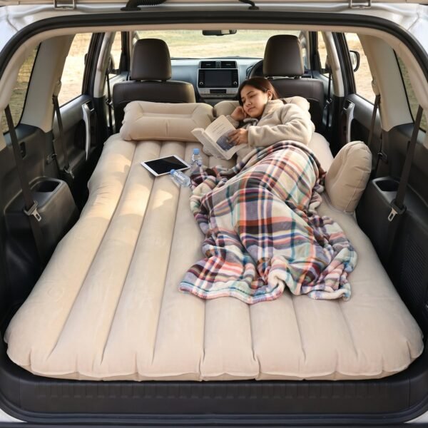 Portable Car Air Mattress – Foldable for Travel & Camping Comfort, Car Sofa