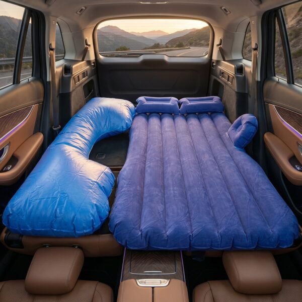 Car Air Mattress – Portable & Quick Inflate for Travel Comfort, Car Sofa
