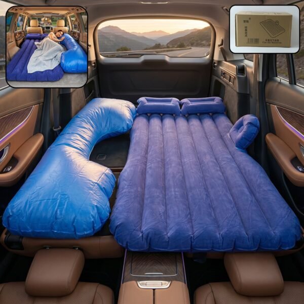 Car Air Mattress – Portable & Quick Inflate for Travel Comfort, Car Sofa