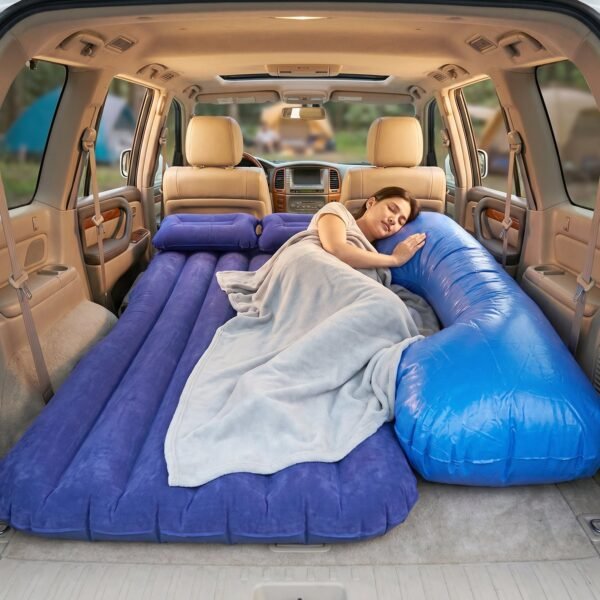 Car Air Mattress – Portable & Quick Inflate for Travel Comfort, Car Sofa