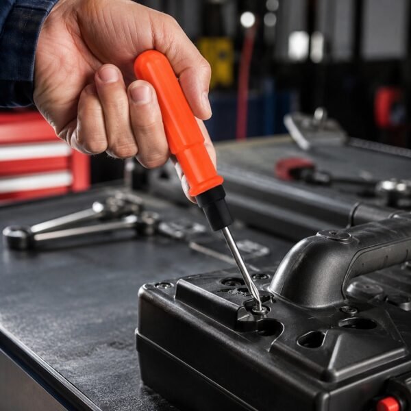 Small 2 in 1 screwdriver – Reversible flathead and Phillips tool for home & work