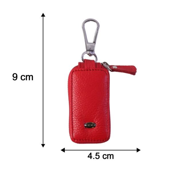 Leather Car Key Case – Smart Key Holder with Snap Hook