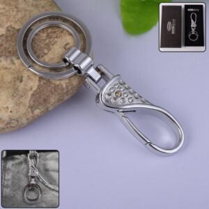 Heavy Duty Metal Key Holder – Durable with Swivel Hook for Everyday Use
