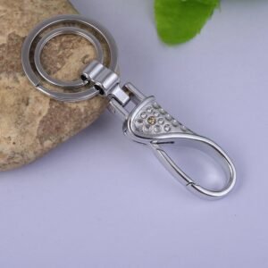 Heavy Duty Metal Key Holder – Durable with Swivel Hook for Everyday Use