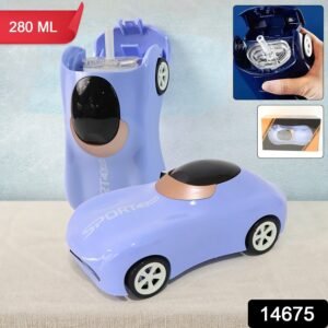 Kids Car Water Bottle with Built-in Straw – Leakproof 280ml