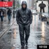 Waterproof EVA Rain Coat Set – Hooded Jacket & Pant for Monsoon