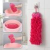 Microfiber Chenille Hanging Hand Towel for Bathroom and Kitchen Cleaning (1 Pc)