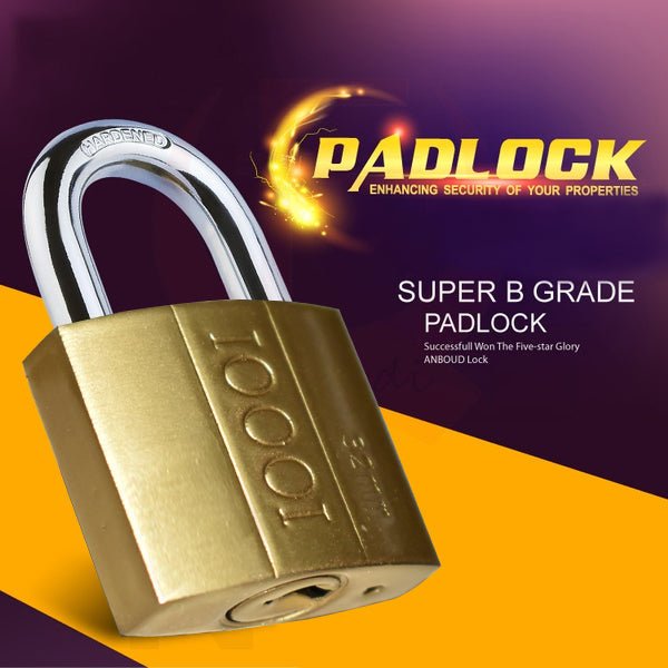 Brass Padlock – 32mm Multipurpose Security Lock | Safelix