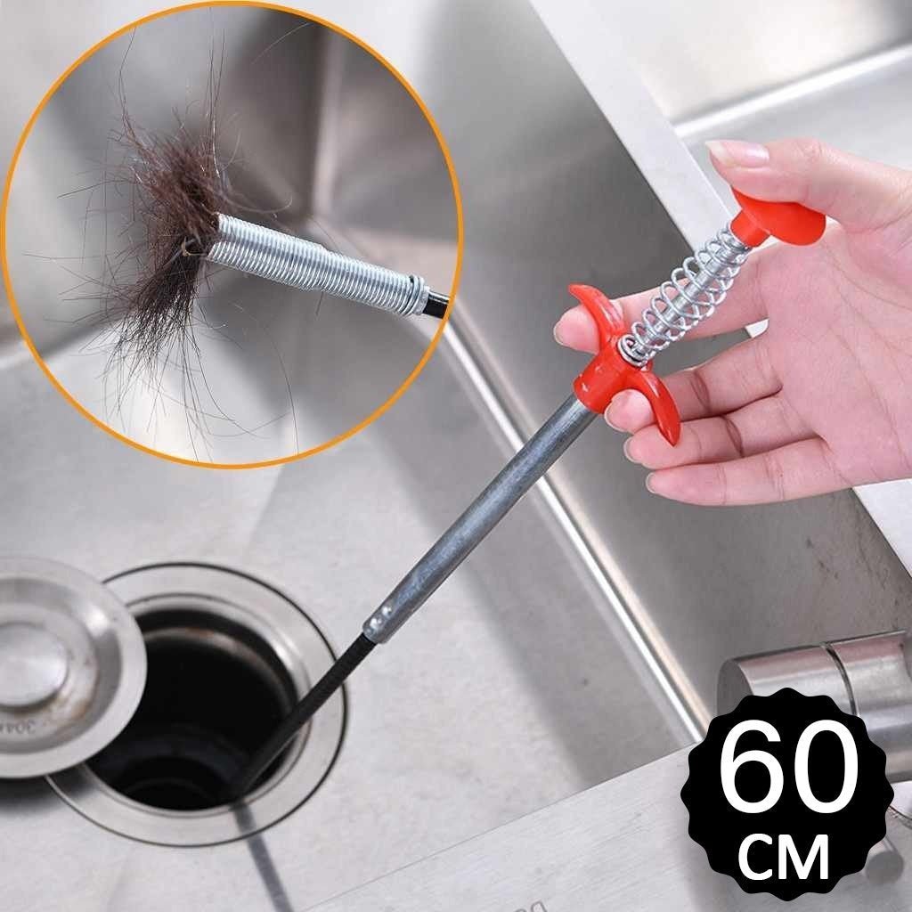 Sink Cleaning Hook – 60cm Flexible Drain Cleaner | ShineCrest
