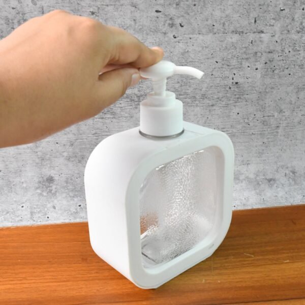 Soap Dispenser – Clear Refillable Pump Bottle | VelvetBubbles