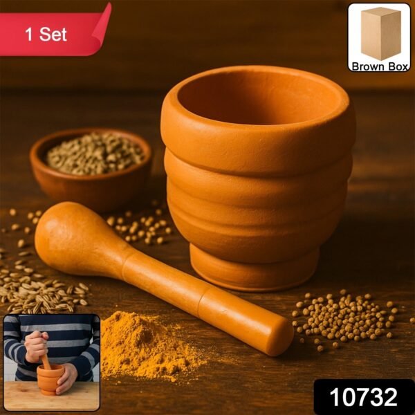Plastic Mortar & Pestle Set – Unbreakable & BPA-Free