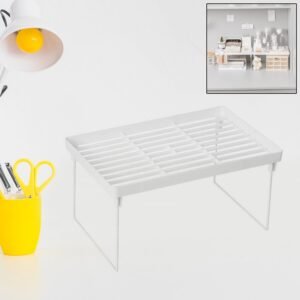 Plastic Organizer Storage Rack – Foldable & Rust-Proof Design