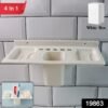 Wall-Mounted Bathroom Organizer – 4-in-1 Space Saver