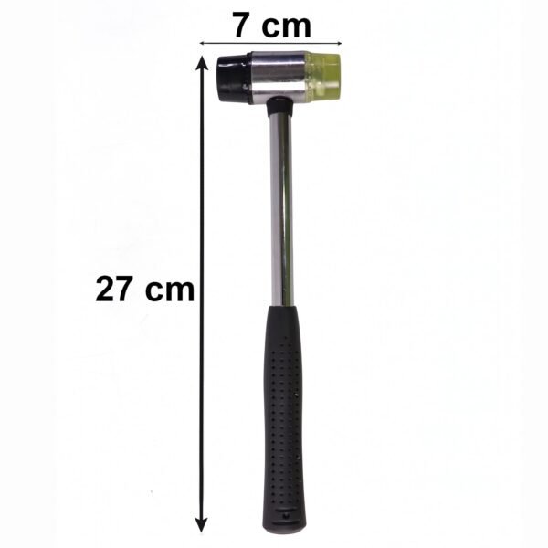 17063-06-size_1bf88ce9-0c5d-4f62-afc4-8ee260e44b94 Double Head Rubber Mallet – Non-slip grip & durable steel handle