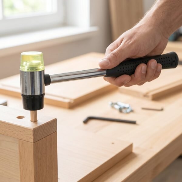 17063-08-live_be5091db-51b4-4b8f-ad53-bcd178829e2c Double Head Rubber Mallet – Non-slip grip & durable steel handle