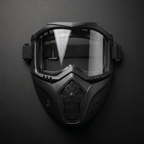 Protective Bike Goggle Face Mask – Detachable Shield for Outdoor Safety