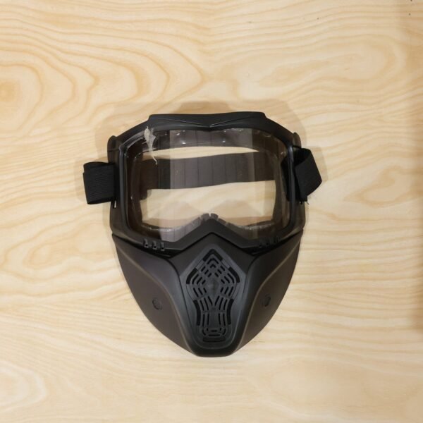 Protective Bike Goggle Face Mask – Detachable Shield for Outdoor Safety