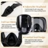 Full Face Safety Respirator Mask – Dual Filters & Clear Visor for Protection