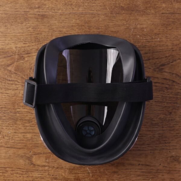 Full Face Safety Respirator Mask – Dual Filters & Clear Visor for Protection