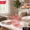 Decorative Ruffled Flower Pot Planter Vase – Versatile Home Decor