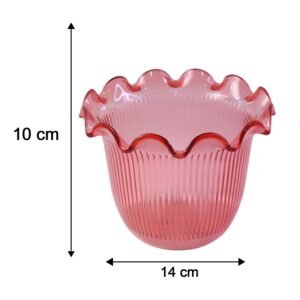 Decorative Ruffled Flower Pot Planter Vase – Versatile Home Decor