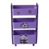 Mini Storage Trolley – 3-Tier Desk Organizer with Wheels for Kids and Office