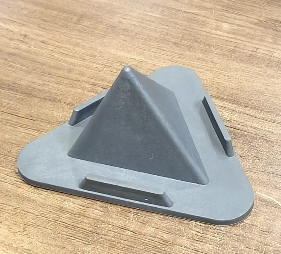 Black Pyramid Mobile Stand – 3 Adjustable Angles for Smartphones & Tablets