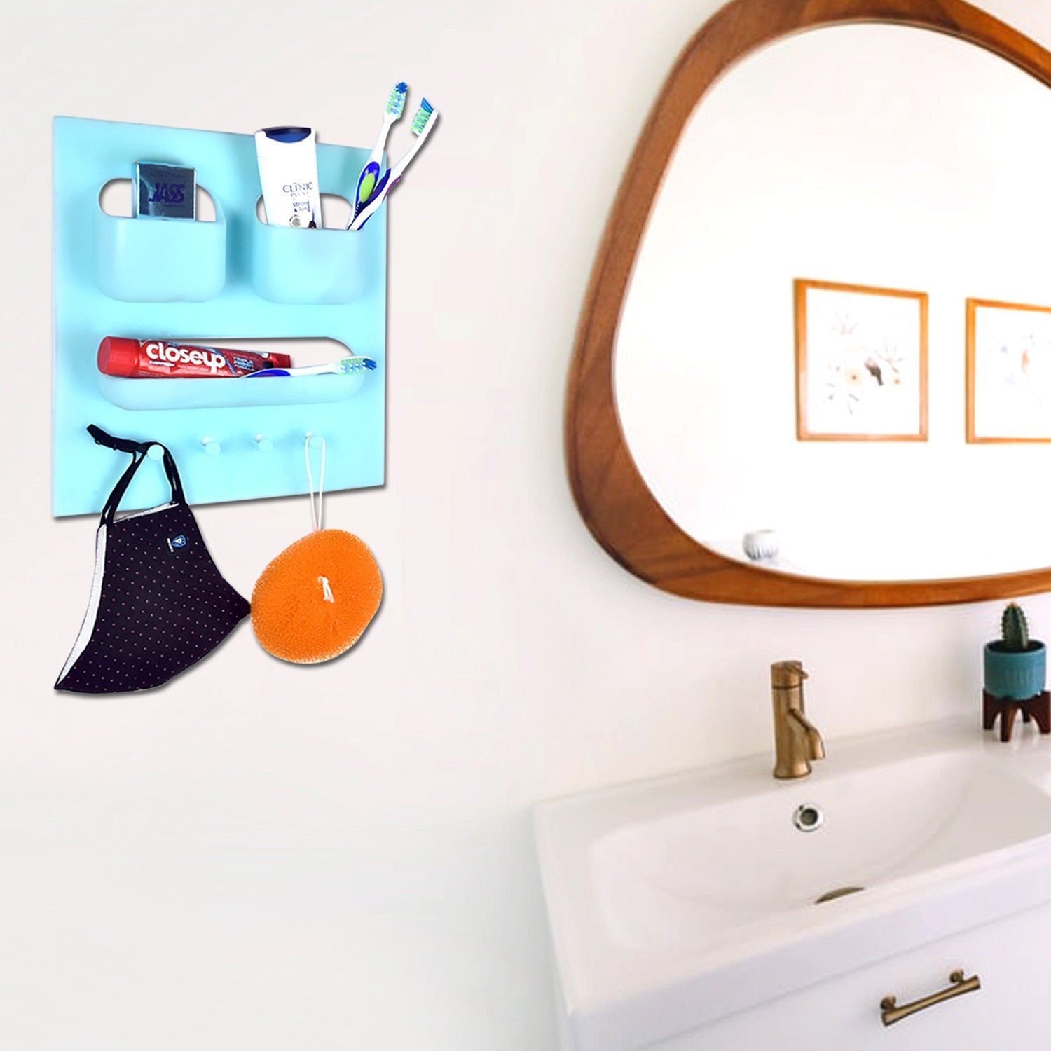 175004 Soap Dish with Toothbrush Holder – Unbreakable Plastic | VelvetBubbles