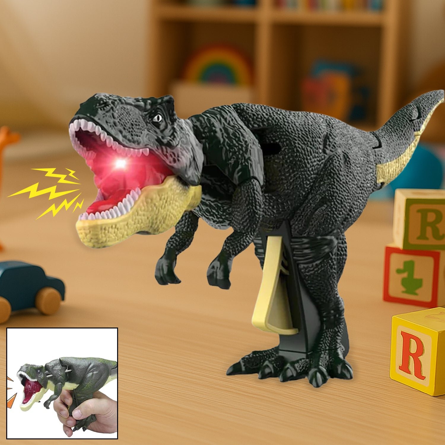 Dinosaur Roaring Toy – Interactive Sound & Light Model |