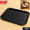 Plastic Serving Tray – 40x30 cm Durable & Break-Resistant Black