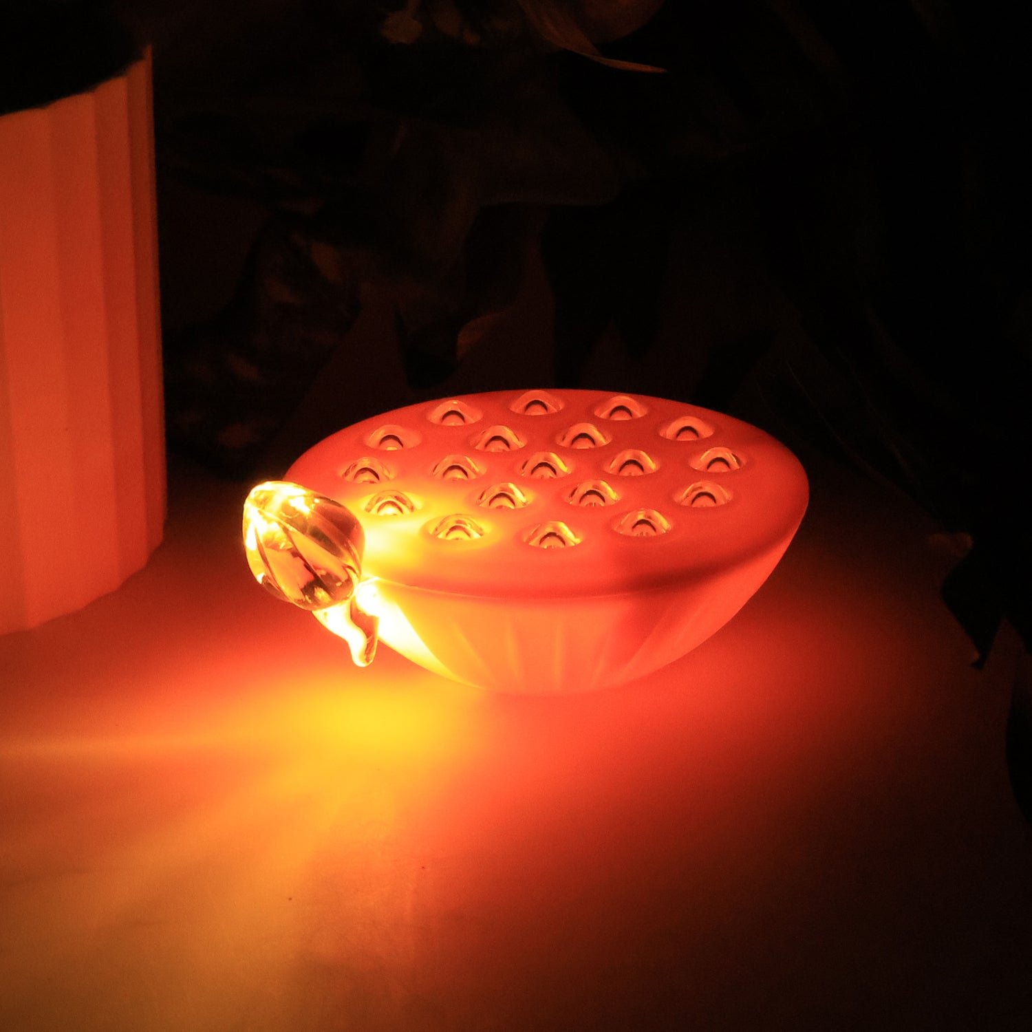 Lotus Canopy LED Decorative Lamps – Set of 4 Multicolor Lights