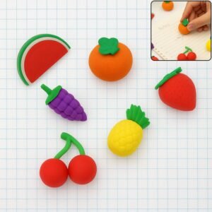 Kids Erasers Set – Colorful 3D Designs | Writezo