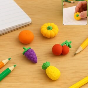 Fancy Erasers for Kids – 3D Mix Design Colorful Set | Writezo