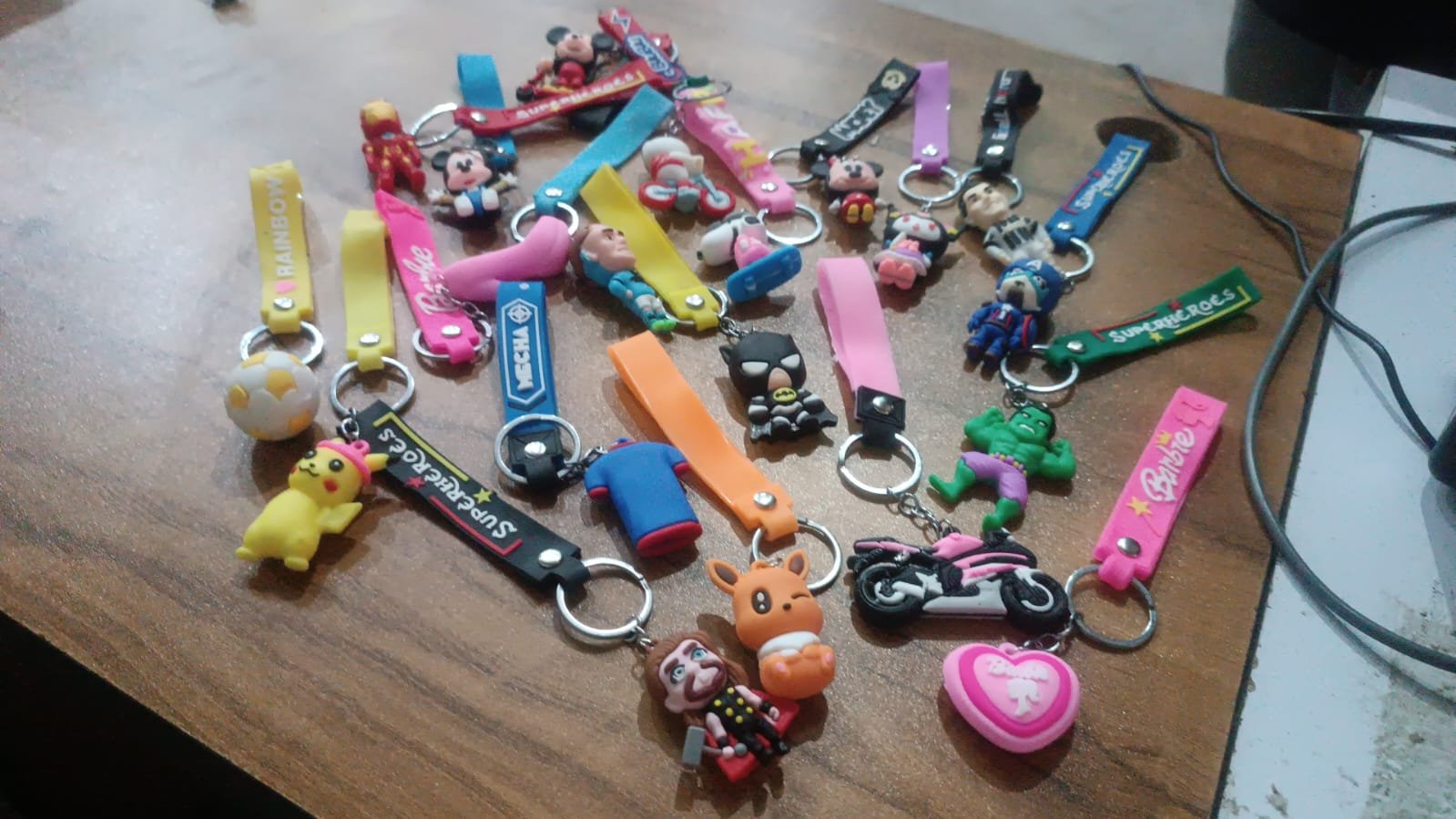 Cartoon Silicone Keychain – Cute 3D Character Bag Charm for Kids | Styleva