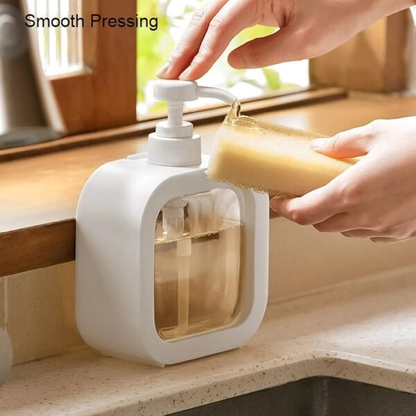 Soap Dispenser – Clear Refillable Pump Bottle | VelvetBubbles