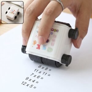 Digital Teaching Roller Stamp for Kids Math Practice and Learning Activity (1 Pc)