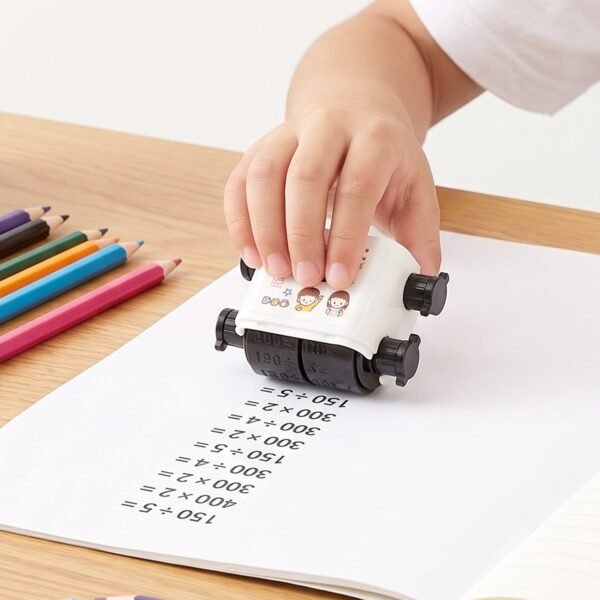 Digital Teaching Roller Stamp for Kids Math Practice and Learning Activity (1 Pc)