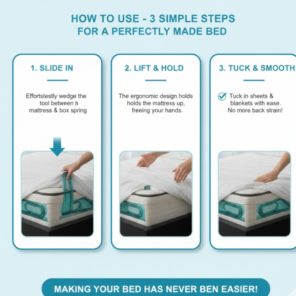Mattress Lifter Tool – Ergonomic Bed Making Helper | ToolMate Pro