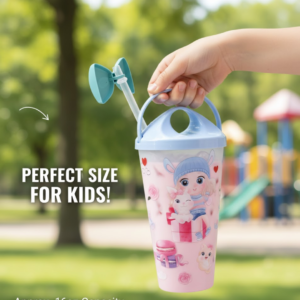 Unicorn Kids Water Bottle – Spill-Proof Straw & BPA-Free | TinyTrendy