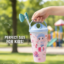 Unicorn Kids Water Bottle – Spill-Proof Straw & BPA-Free | TinyTrendy